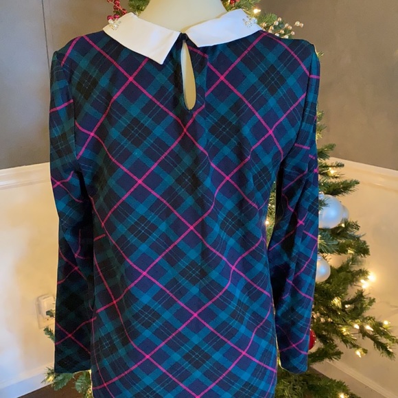 Gorgeous Charter Club Plaid and Jewel Top - Picture 7 of 9